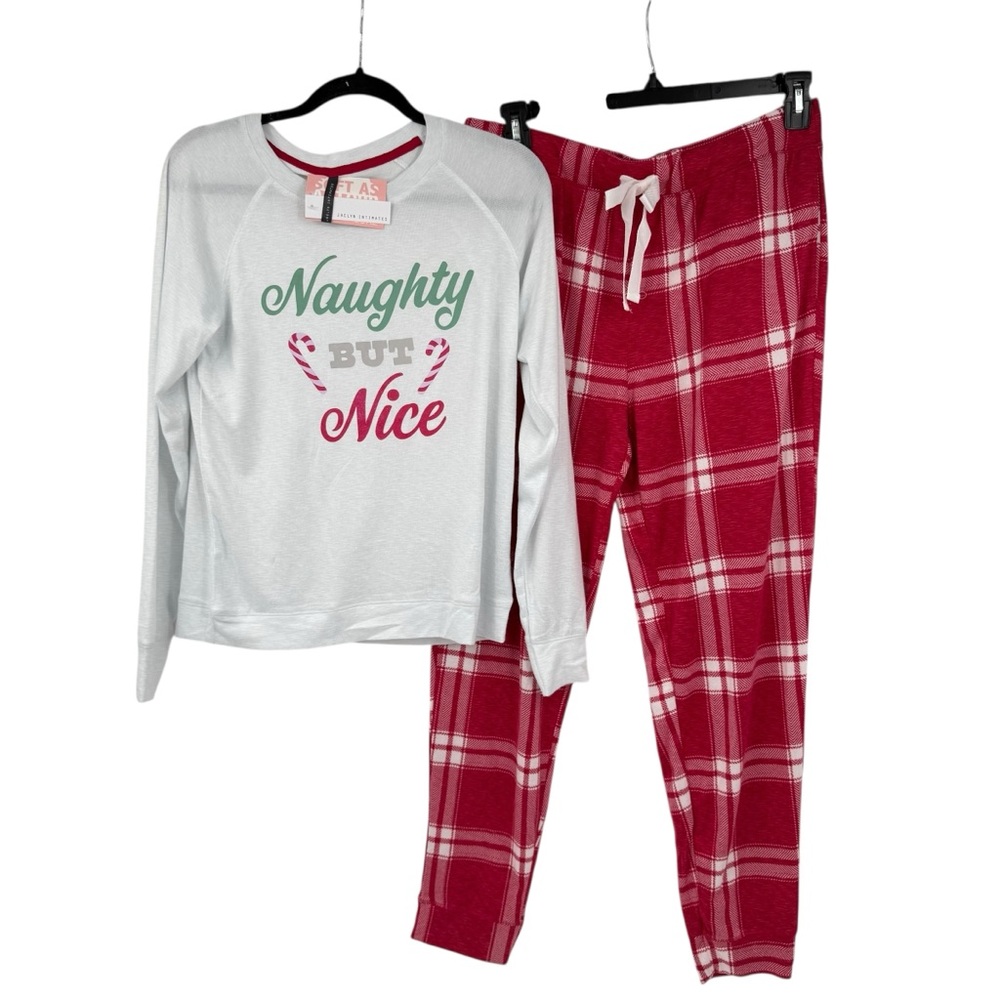 NWT Jaclyn Intimates Women’s Size 1X Naughty But Nice Holiday Pajama Set